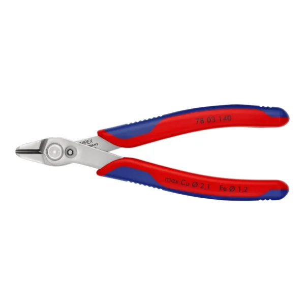Кусачки Electronic Super Knips XL, Ø2,1мм, 140мм KNIPEX 78 03 140, нержавійка