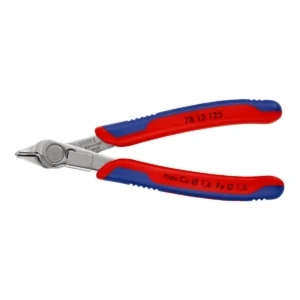 Кусачки Electronic Super Knips, діаметр 1,6мм, 125мм KNIPEX 78 13 125, нержавійка