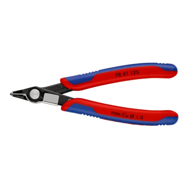 Кусачки Electronic Super Knips, діаметр 1,0мм, 125мм KNIPEX 78 41 125, фосфатовані