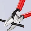 Кусачки бокові (бокорізи), діаметр 4,0мм, 140мм KNIPEX 70 01 140, фосфатовані