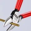 Кусачки бокові (бокорізи), діаметр 4,0мм, 140мм KNIPEX 70 01 140, фосфатовані