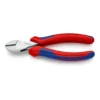 Кусачки бокові (бокорізи) компактні X-Cut, діаметр 12,0мм, 160мм KNIPEX 73 05 160, хромовані