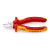Кусачки бокові (бокорізи), діаметр 4,0мм, 140мм VDE KNIPEX 70 06 140, хромовані