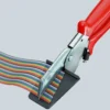 Ножиці для плаского (шлейфового) кабелю KNIPEX 94 15 215, хромовані