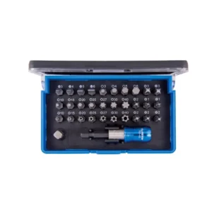 Набір біт 1/4" TORX, HEX, PZ, PH, SLOT, 32 одиниць в пластиковому кейсі