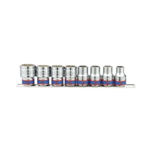 Набір головок 1/2" 10-19 мм 8 одиниць на планці