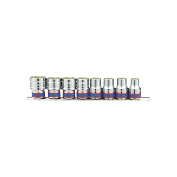 Набір головок 1/2″ 8 одиниць на планці 10 – 22 мм (уп.1)