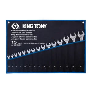 Набір ключів комбі 10-32 мм 15 одиниць  KING TONY