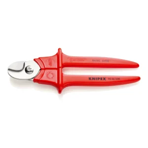 Ножиці для різання кабелів, діаметр 15мм / 50мм.кв., 230мм VDE KNIPEX 95 06 230, хромовані