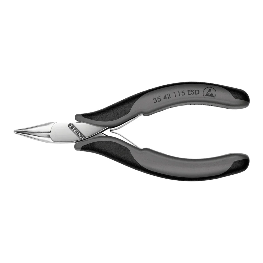 Плоскогубці захватні для електроніки KNIPEX 35 42 115 ESD