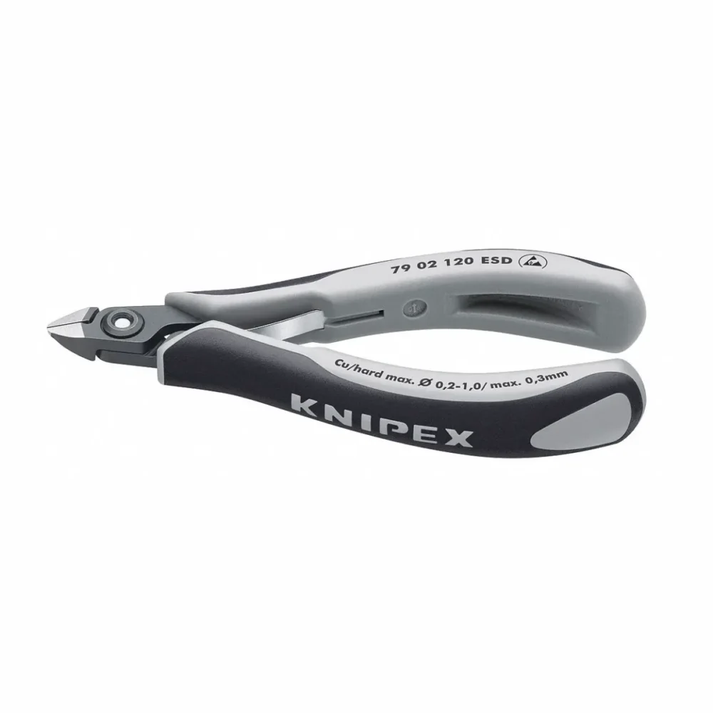 Прецизійні кусачки бокові для електроніки KNIPEX 79 02 120 ESD