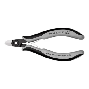 Прецизійні кусачки бокові для електроніки KNIPEX 79 02 125 ESD