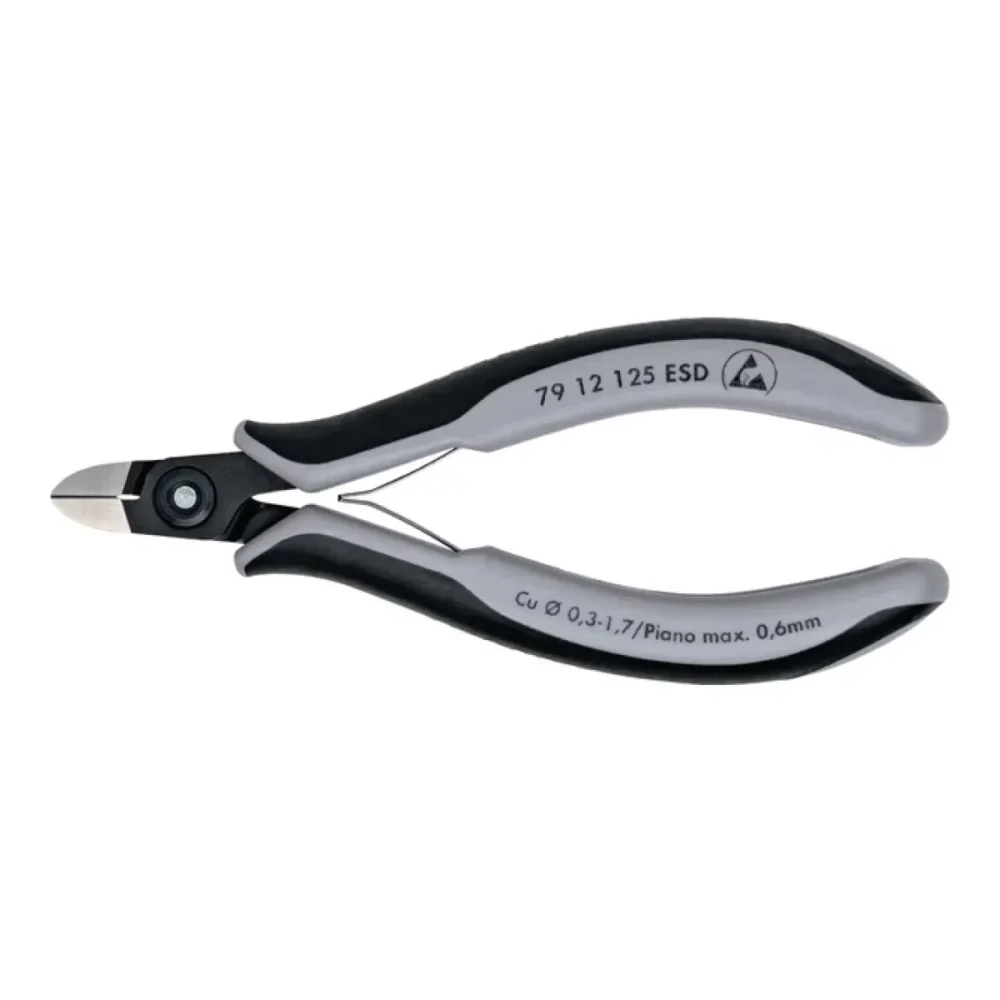 Прецизійні кусачки бокові для електроніки KNIPEX 79 12 125 ESD