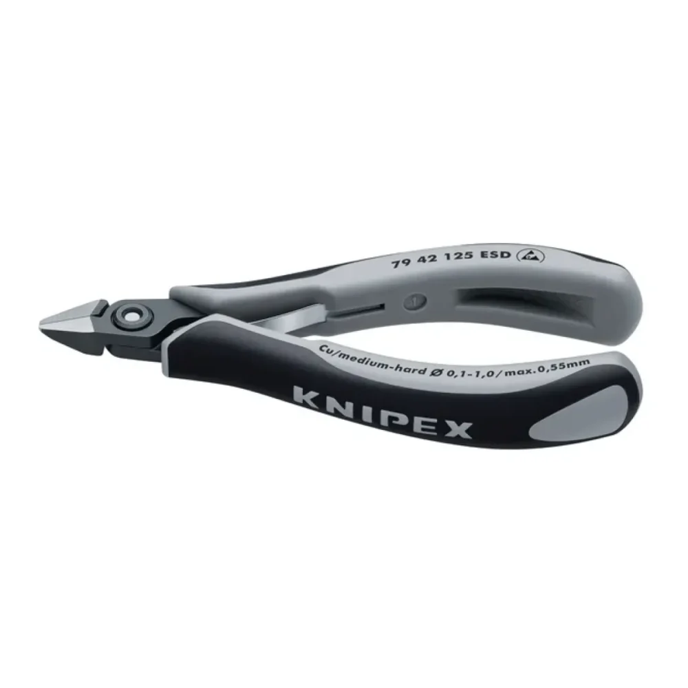 Прецизійні кусачки бокові для електроніки KNIPEX 79 42 125 ESD