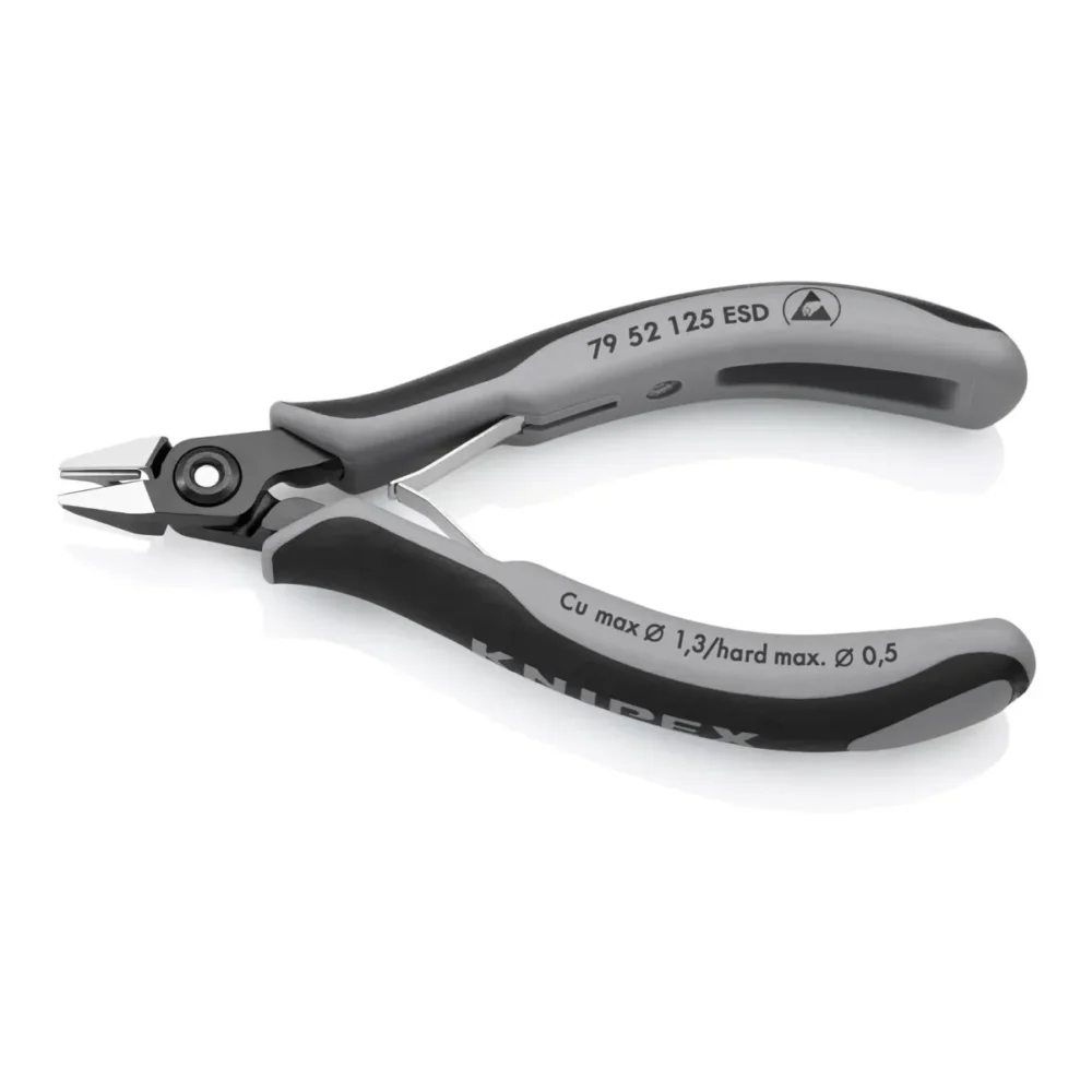 Прецизійні кусачки бокові для електроніки KNIPEX 79 52 125 ESD