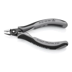 Прецизійні кусачки бокові для електроніки KNIPEX 79 52 125 ESD