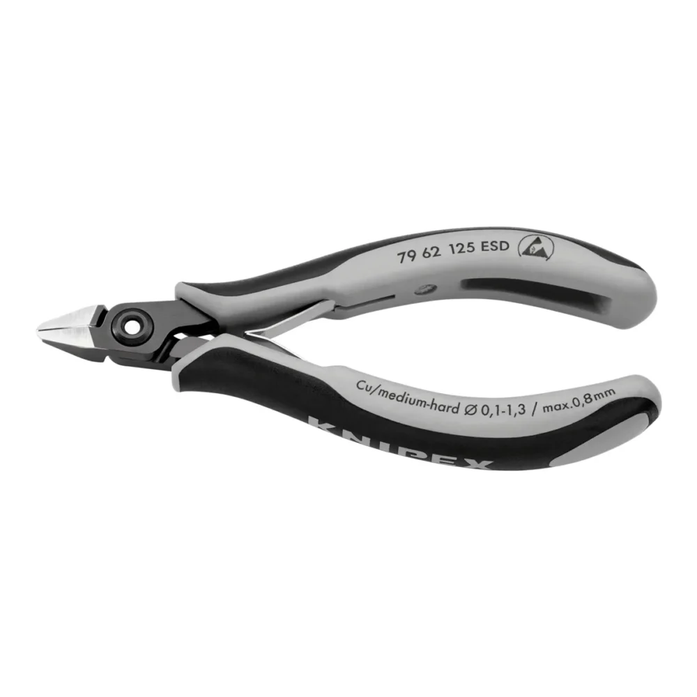 Прецизійні кусачки бокові для електроніки KNIPEX 79 62 125 ESD