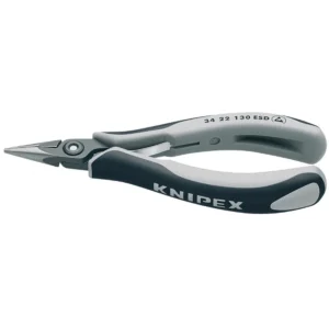 Прецизійні плоскогубці захватні для електроніки KNIPEX 34 22 130 ESD