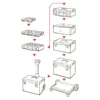 Ящик для інструментів ONE 350 2.0 PROFI