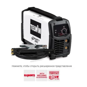 Зварювальний апарат Telwin INFINITY 220 230V ACX (з приладдям для зварювання ММА)