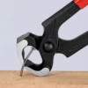 Кусачки-молоток (кліщі) для підковування коней, 25,5мм KNIPEX 55 00 300, фосфатовані