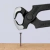 Кусачки-молоток (кліщі) для підковування коней, 25,5мм KNIPEX 55 00 300, фосфатовані