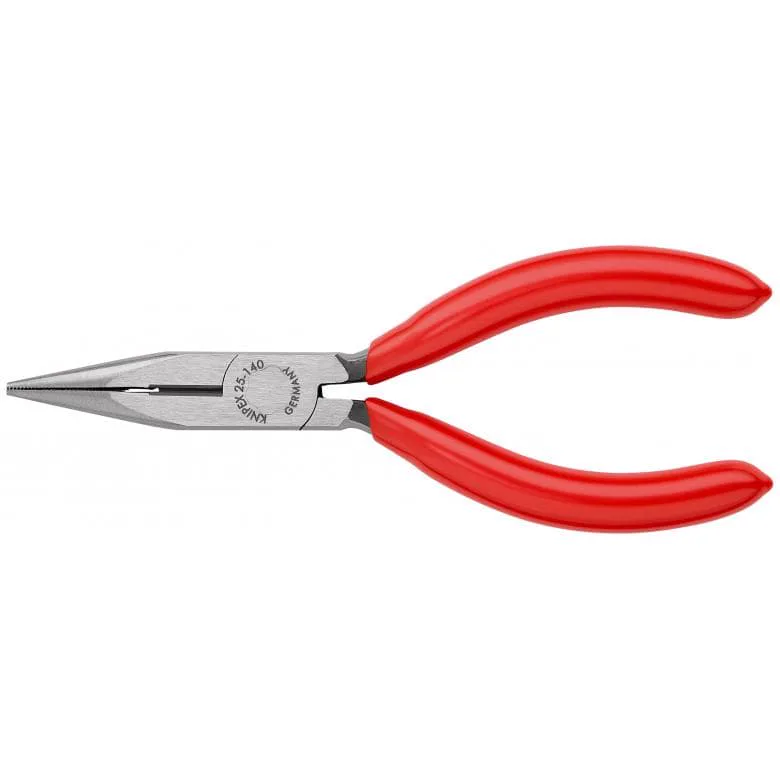 Плоскі круглогубці з ріжучими крайками KNIPEX 25 01 140