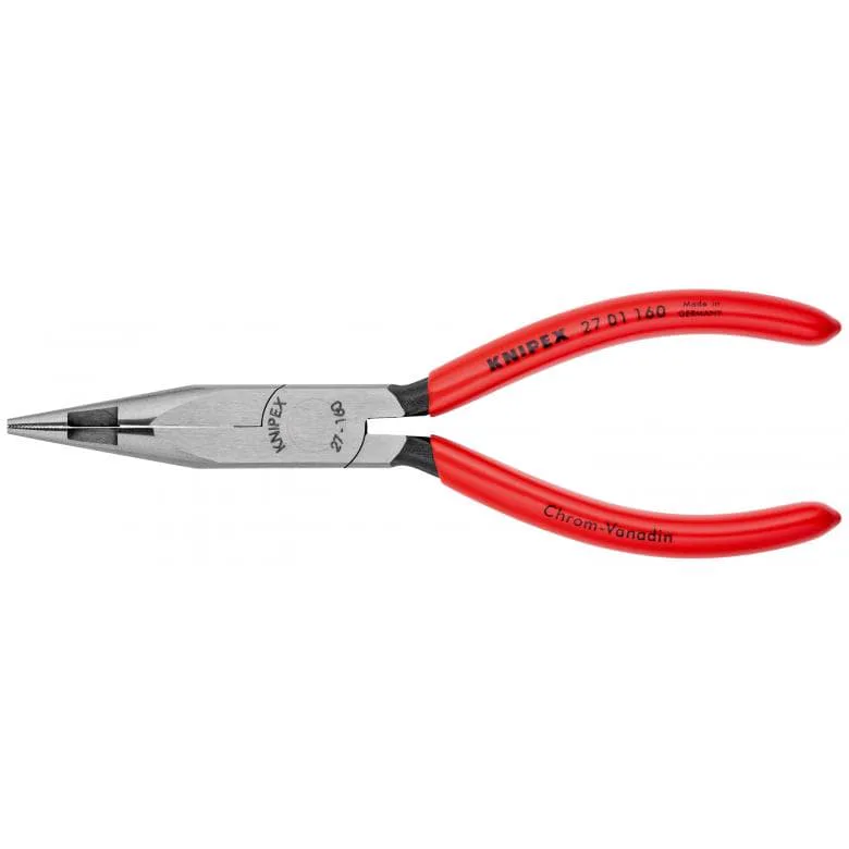 Плоскі круглогубці з ріжучими крайками в середній частині KNIPEX 27 01 160