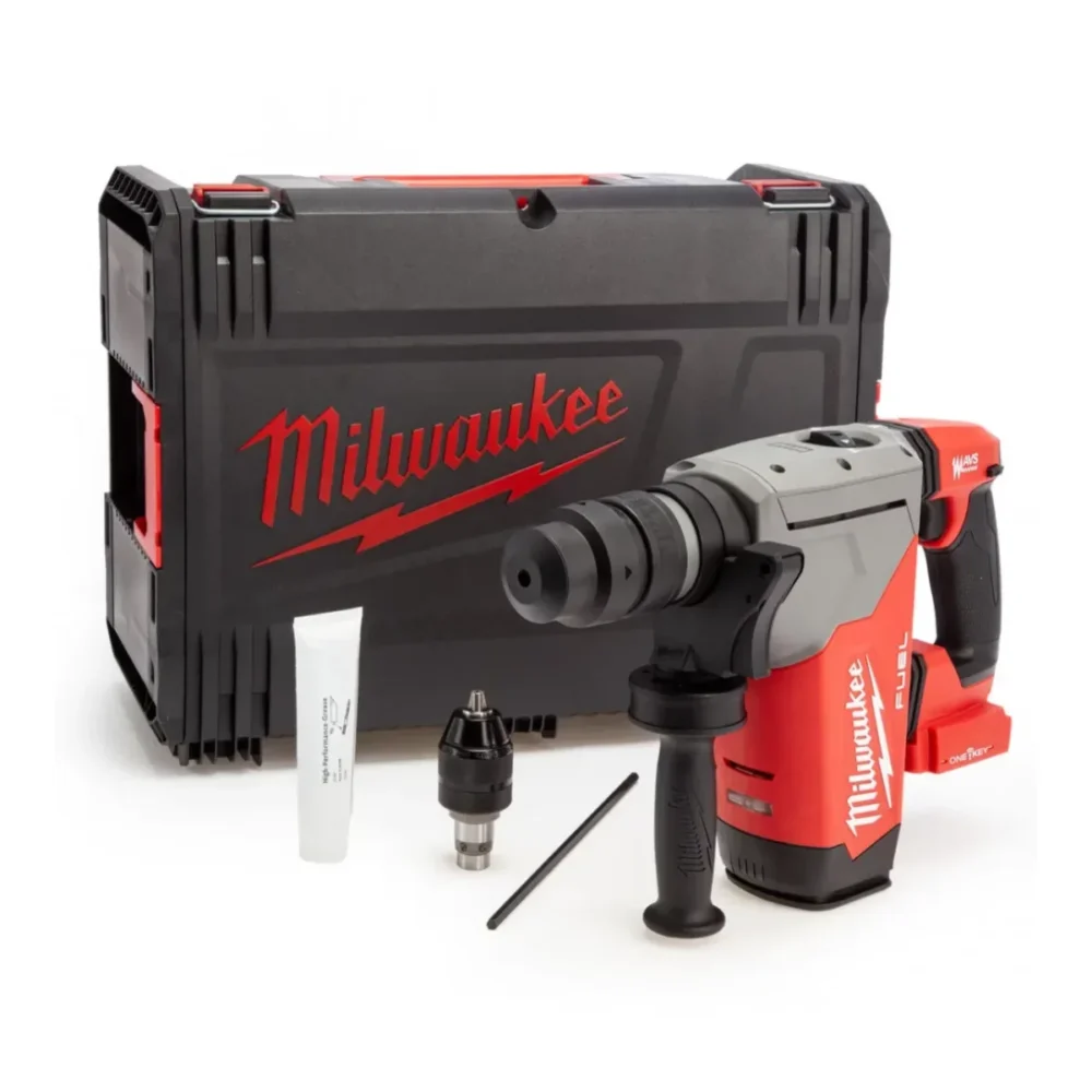 Перфоратор акумуляторний безщітковий SDS-PLUS MILWAUKEE, M18 ONEFHPX-0X, 5Дж (каркас, патрон FIXTEC 13мм, HDкейс)