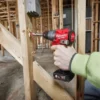 Дриль-шуруповерт акумуляторний безщітковий MILWAUKEE, M12 FDD2-0, 37/45Нм (каркас, кліпса для реміня, картонне пакування)