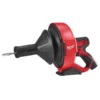 Машина прочистна акумуляторна MILWAUKEE, M12 BDC6-202C, трос 6м (зарядний пристрій С12 С , 2 акумулятори М12 В2 2Аг, відро, карт
