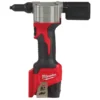 Заклепочник акумуляторний MILWAUKEE, M12 BPRT-201X діаметр заклепок 2,4-4,8мм (зарядний пристрій С12 С, 1 акумулятор М12 В2 2Аг,