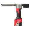 Заклепочник акумуляторний MILWAUKEE, M12 BPRT-201X діаметр заклепок 2,4-4,8мм (зарядний пристрій С12 С, 1 акумулятор М12 В2 2Аг,