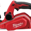Рубанок акумуляторний MILWAUKEE, M18 BP-0, 82мм (+пилозбірник, кутова та бокова напрямна, картонне пакування)
