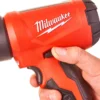 Термоповітродувка акумуляторна MILWAUKEE, M18 BHG-0 (каркас, аксесуари, картонне пакування)