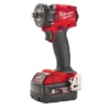 Гайковерт акумуляторний безщітковий 1/2'' MILWAUKEE, M18 FIW2F12-502Х, 339Нм, з кільцем (зарядний пристрій M12-18 FC, 2 акумулят