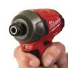 Шуруповерт ударний гідравлічний акумуляторний безщітковий 1/4'' HEX MILWAUKEE, M18 FQID-0X, 50Нм (каркас, кліпса для ременя, HDк