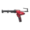 Пістолет для герметиків акумуляторний MILWAUKEE, M12 PCG/310C-201B, 310мл (зарядний пристрій С12 С, 1 акумулятор М12 В2 2Аг, пла