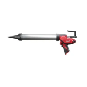 Пістолет для герметиків акумуляторний MILWAUKEE, M12 PCG/600A-0, 600мл (каркас, алюмінієва труба 600мл, картонне пакування)