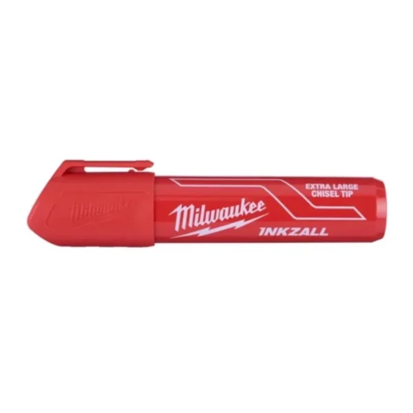 Маркер для будмайданчика INKZALL MILWAUKEE, великий (XL), червоний (48223266)