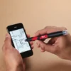 Маркер для будмайданчика INKZALL MILWAUKEE, тонкий зі Стилусом