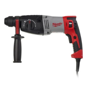 Перфоратор SDS-PLUS MILWAUKEE, PH 28, 820Вт, 3,4Дж (3 режими) (бічна рукоять, обмежувач глибини, кейс)