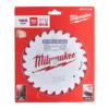Диск пиляльний по дереву PFTE MILWAUKEE, діаметр 165х20х2,2мм, 24 зуб.