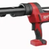 Пістолет для герметиків акумуляторний MILWAUKEE, C18 PCG/310C-0B, 310мл (каркас, пластиковий картридж, сумка)