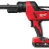 Пістолет для герметиків акумуляторний MILWAUKEE, C18 PCG/310C-201В, 310мл (зарядний пристрій М12-18 С, 1 акумулятор М18 В2 2Аг,