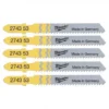 Полотна для лобзиків T119B MILWAUKEE, 50х2,0мм , (5шт), (деревина)