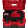 Пилосос акумуляторний MILWAUKEE, M12 FVCL-0, для рідини та сухого сміття (каркас, аксесуари, картонне пакування)