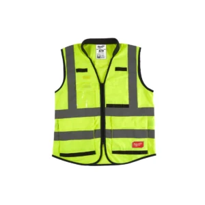 Жилет сигнальний Hi-Viz PREMIUM MILWAUKEE жовтий, розмір L/XL