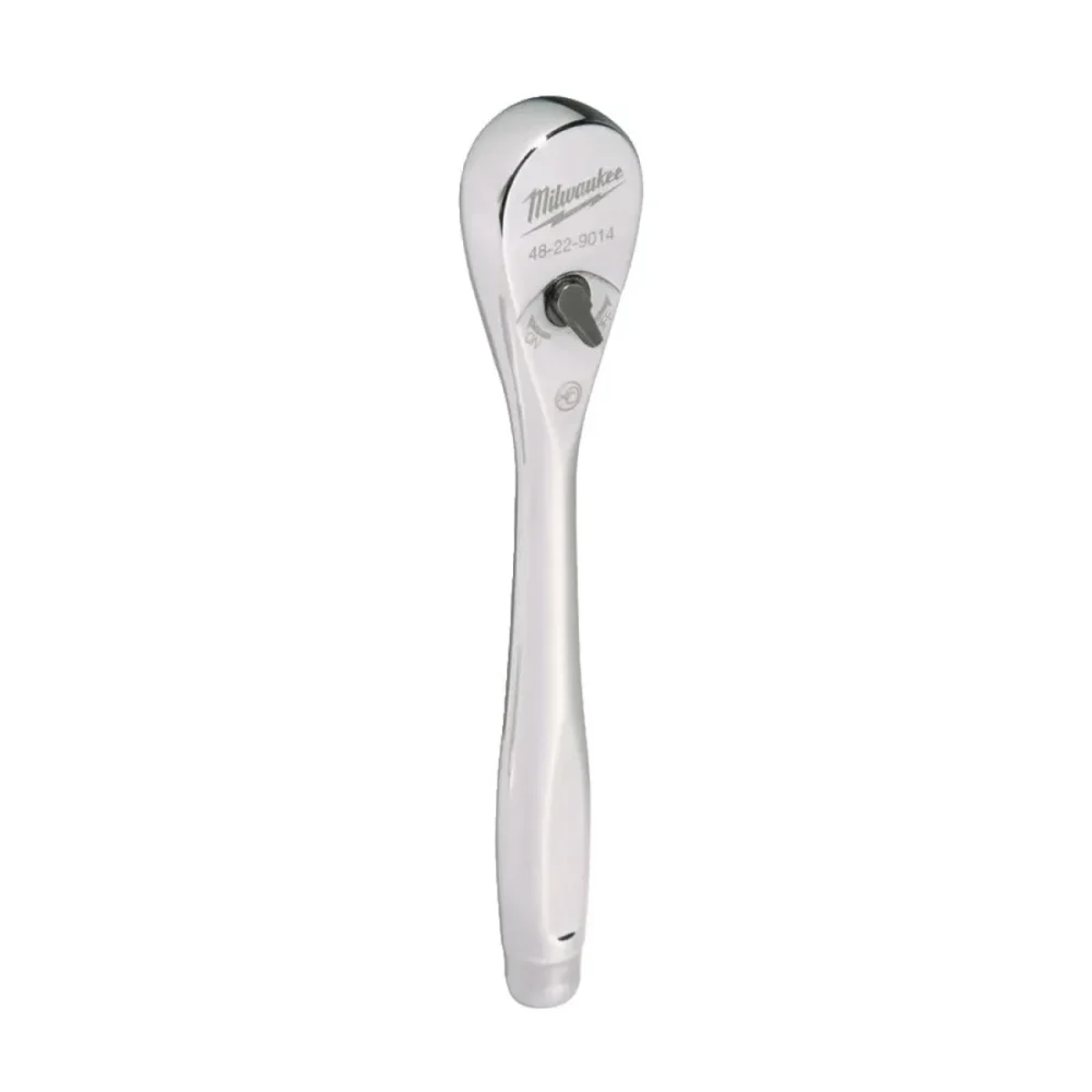Тріскачка хромована для головок 1/4'' MILWAUKEE, 152мм, (заміна на 4932499523)