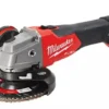 Шліфмашина кутова - болгарка акумуляторна безщіткова MILWAUKEE, M18 FSAG125X-0X, діаметр 125мм (каркас, антивібраційна бокова ру